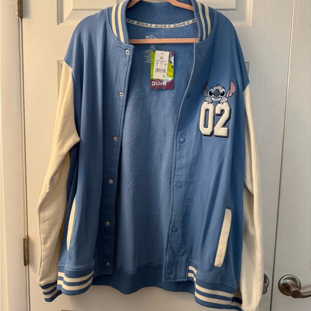 Disney Blue and White Stitch Jacket